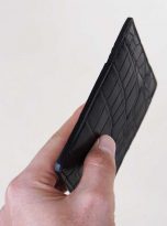 Ví đựng card da cá sấu Handmade màu đen