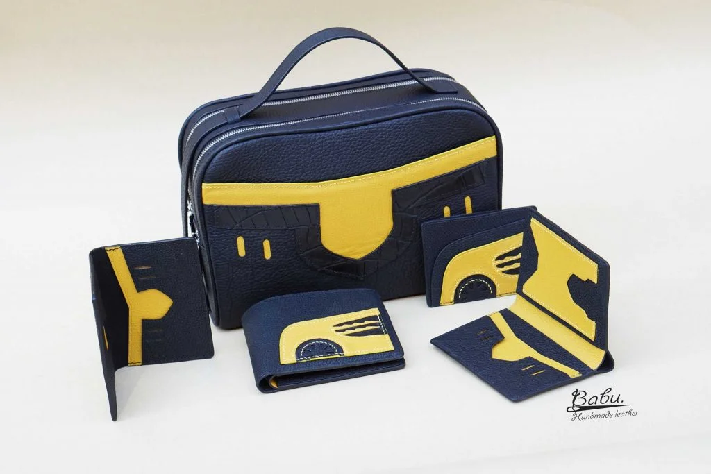 Bộ sản phẩm đồ da - quà tặng handmade độc đáo