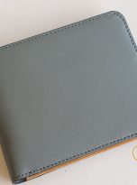 Ví Da Bò Nhập Khẩu Màu Ghi. Ví Da Bò Nam Dáng Ngang M007