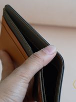 Ví Da Bò Nhập Khẩu Màu Ghi. Ví Da Bò Nam Dáng Ngang M007