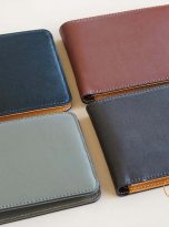 Ví Da Bò Nhập Khẩu Màu Nâu. Ví Da Bò Nam Dáng Ngang M009