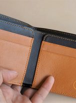 Ví Da Bò Nhập Khẩu Màu Nâu. Ví Da Bò Nam Dáng Ngang M009