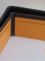 Ví Da Bò Nhập Khẩu Màu Nâu. Ví Da Bò Nam Dáng Ngang M009