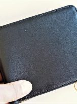 Ví Da Bò Nhập Khẩu Màu Đen. Ví Da Bò Nam Dáng Ngang M010