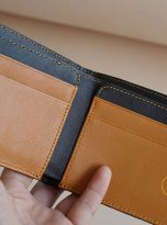 Ví Da Trăn Nhập Khẩu Màu Nâu. Ví Da Nam Dáng Ngang M011