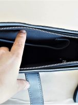 Túi Da Bò Đeo Chéo Màu Đen. Túi Xách Công Sở Nam Da Thật M018