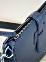 Túi Da Bò Đeo Chéo Màu Xanh Navy. Túi Xách Công Sở Nam Da Thật M021