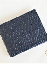 Ví Da Trăn Nhập Khẩu Màu Đen. Ví Da Nam Dáng Ngang M012