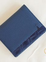 Ví Da Bò Vân Hạt Màu Nâu. Ví Da Bò Nam Dáng Ngang M032