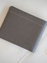 Ví Da Bò Vân Hạt Màu Nâu. Ví Da Bò Nam Dáng Ngang M032