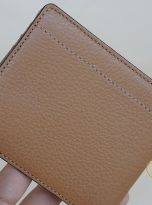 Ví Da Bò Vân Hạt Màu Nâu Vàng. Ví Da Bò Nam Dáng Ngang M034