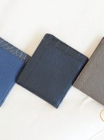 Ví Da Bò Vân Hạt Màu Nâu Phối Da Cá Sấu. Ví Da Bò Nam Dáng Ngang M037