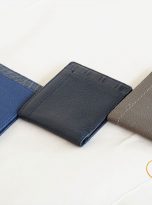 Ví Da Bò Vân Hạt Màu Đen Phối Da Cá Sấu. Ví Da Bò Nam Dáng Ngang M036