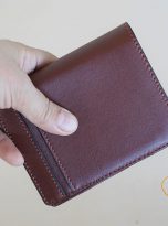 Ví Da Bò Nhập Khẩu Màu Nâu. Ví Nam Da Thật Dáng Đứng M050