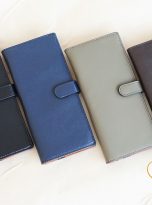 Ví Da Bò Cầm Tay Màu Nâu. Ví Dài Da Thật M064