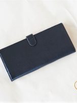 Ví Da Bò Cầm Tay Màu Đen. Ví Dài Da Thật M065