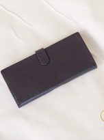 Ví Da Bò Cầm Tay Màu Nâu. Ví Dài Da Thật M064