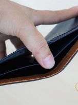 Ví Da Bò Nhập Khẩu Màu Xanh Navy Phối Vàng. Ví Nam Da Thật Dáng Đứng M058