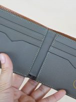 Ví Da Trăn Nhập Khẩu Màu Xanh. Ví Da Nam Dáng Ngang M013