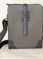 Túi Da Bò Đeo Chéo Màu Nâu. Túi Xách Công Sở Nam Da Thật M071