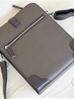 Túi Da Bò Đeo Chéo Màu Nâu. Túi Xách Công Sở Nam Da Thật M071
