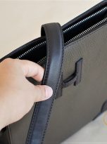 Túi Da Bò Đeo Chéo Màu Nâu. Túi Xách Công Sở Nam Da Thật M071