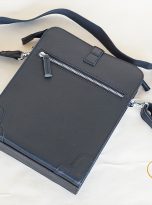 Túi Da Bò Đeo Chéo Màu Đen. Túi Xách Công Sở Nam Da Thật M073