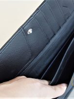 Ví Da Bò Cầm Tay Màu Đen. Ví Dài Da Thật M067