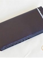 Ví Da Bò Cầm Tay Màu Nâu. Ví Dài Da Thật M068