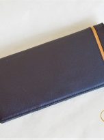 Ví Da Bò Cầm Tay Màu Nâu. Ví Dài Da Thật M068