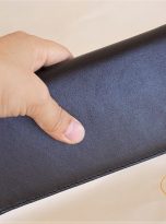 Ví Da Bò Cầm Tay Màu Nâu. Ví Dài Da Thật M068