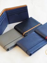 Ví Da Bò Nhập Khẩu Màu Xanh Oliu. Ví Nam Da Thật Dáng Ngang M077