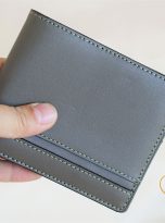 Ví Da Bò Nhập Khẩu Màu Xanh Oliu. Ví Nam Da Thật Dáng Ngang M077