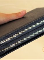 Clutch Da Bò Thời Trang Màu Đen. Clutch Cầm Tay Da Epsom M081