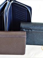 Clutch Da Bò Thời Trang Màu Nâu. Clutch Cầm Tay Da Epsom M080