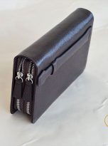 Clutch Da Bò Thời Trang Màu Nâu. Clutch Cầm Tay Da Epsom M080