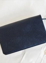 Clutch Da Bò Thời Trang Màu Đen. Clutch Cầm Tay Da Epsom M081