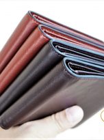 Ví Da Bò Nhập Khẩu Màu Nâu. Ví Nam Da Thật Dáng Ngang M084