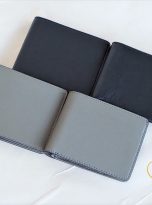 Ví Da Bò Nhập Khẩu Màu Xanh Oliu. Ví Nam Da Thật Dáng Ngang M086