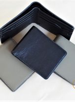 Ví Da Bò Nhập Khẩu Màu Đen. Ví Nam Da Thật Dáng Ngang M085