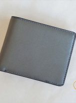 Ví Da Bò Nhập Khẩu Màu Xanh Oliu. Ví Nam Da Thật Dáng Ngang M086