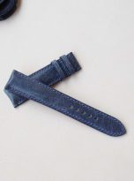 Dây Đồng Hồ Da Bò Tuscany Vintage Handmade Xanh Navy