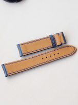 Dây Đồng Hồ Da Bò Tuscany Vintage Handmade Xanh Navy