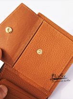 Golden Brown Togo leather wallet (11)