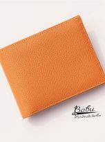 Golden Brown Togo leather wallet (2)