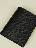 Ví nam da bò Epi Handmade, ví da bò nhập khẩu màu đen