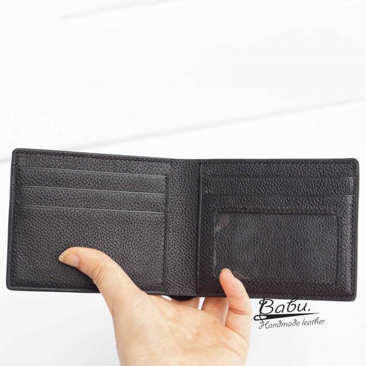 Ví da bò Mill Handmade, ví da nam cao cấp CWL104