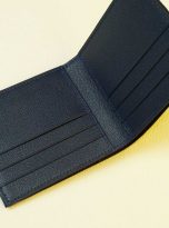 Ví cá sấu Handmade màu xanh navy, Ví nam da cá sấu nhập khẩu