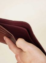 Ví da cá sấu nhập khẩu, ví cá sấu Handmade màu nâu