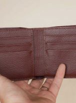 Ví da cá sấu nhập khẩu, ví cá sấu Handmade màu nâu